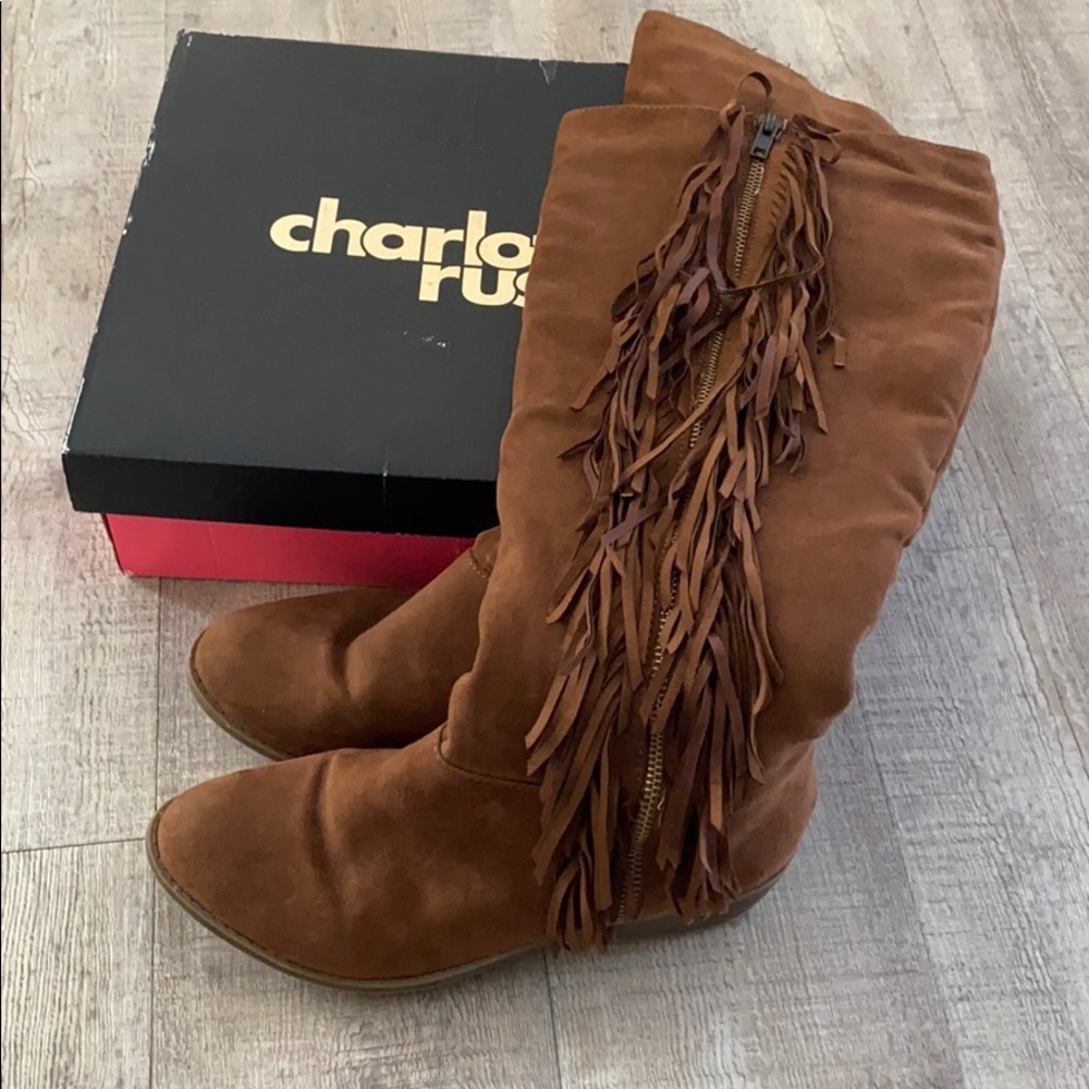 Charlotte Russe Tassel Boots